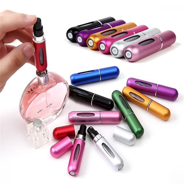 Travel Pocket Size Mini Refillable Perfume Atomizer Bottle Scent Pump Spray