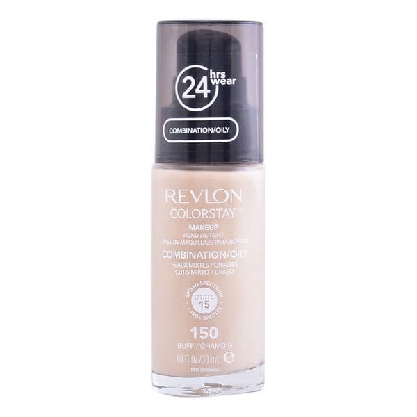 Flytende Foundationsminke Colorstay Revlon (30 ml) Fet hud