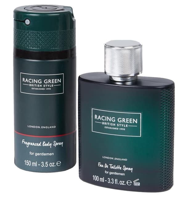 British Style Racing Green GiftSet-EDT 100ml+Deospray 150ml