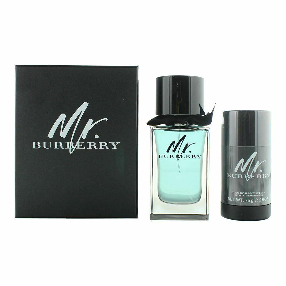 Mr Burberry GiftSet-EDT 100ml + Deodorant Stick 75g