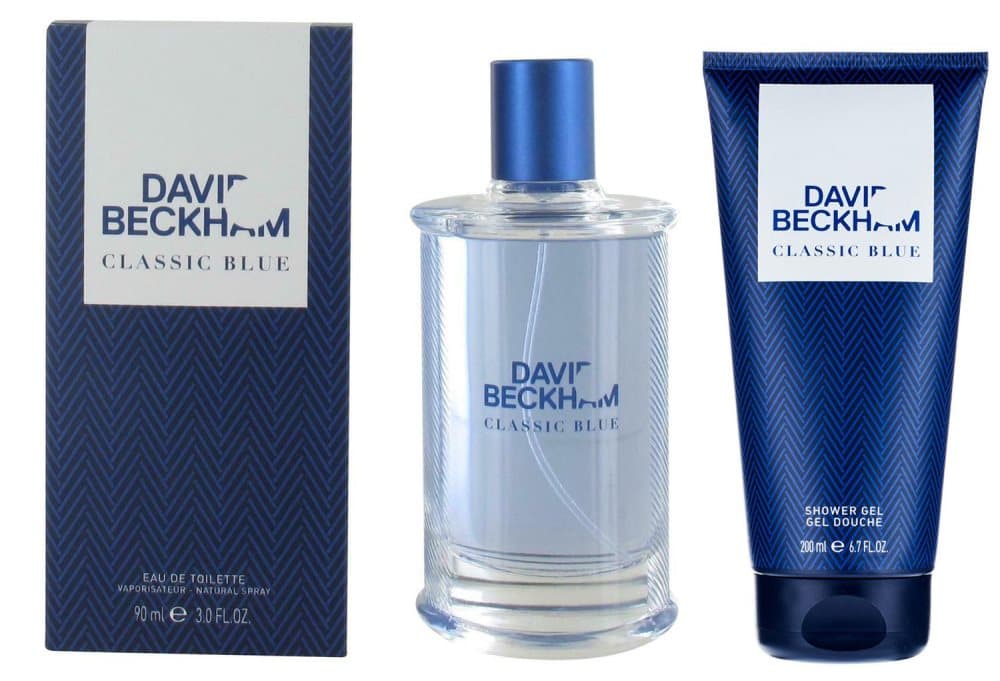David Beckham Classic Blue EDT 90ml + Hair&Body Wash 200ml