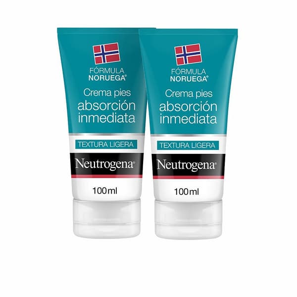 Fuktighetsgivende Fotkrem Neutrogena umiddelbar Absorpsjon (2 x 100 ml)