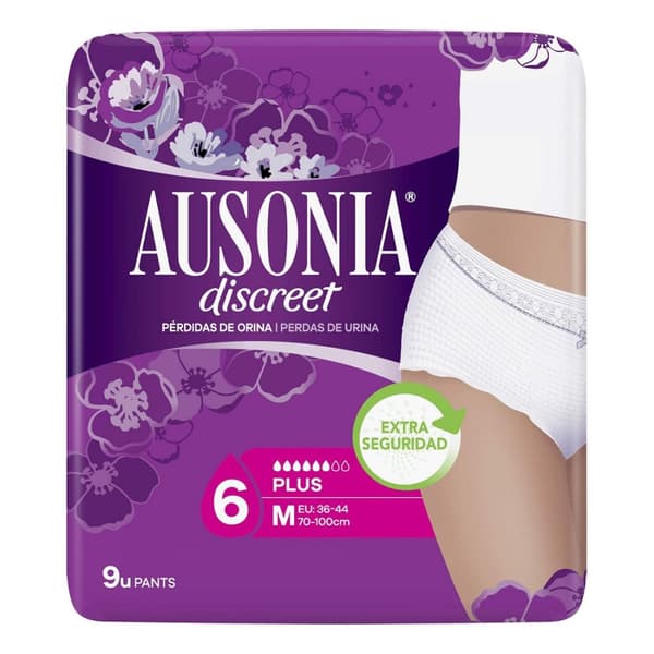 Inkontinens Hygiejnebind Ausonia Discreet Boutique Medium (9 uds)
