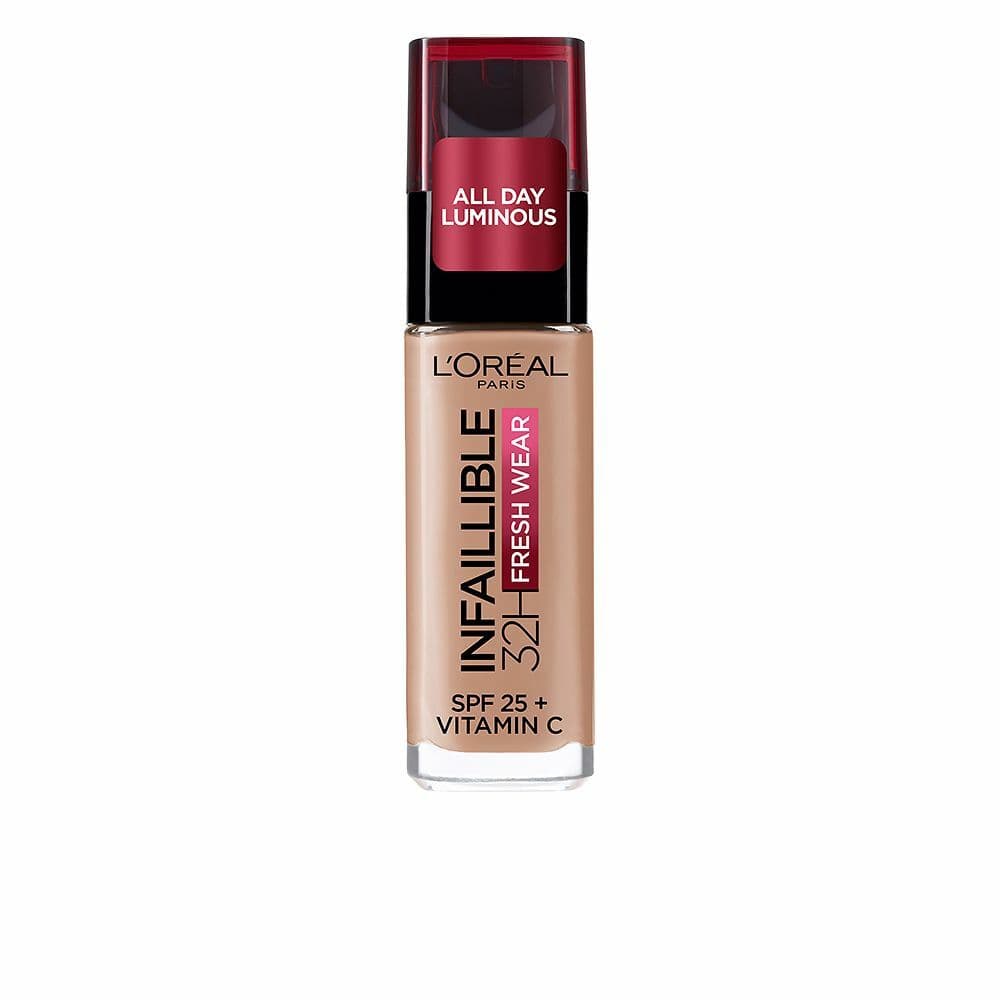 Kremet foundation L'Oreal Make Up Infalible Fresh Wear Nº 225 Spf 25 (30 ml)