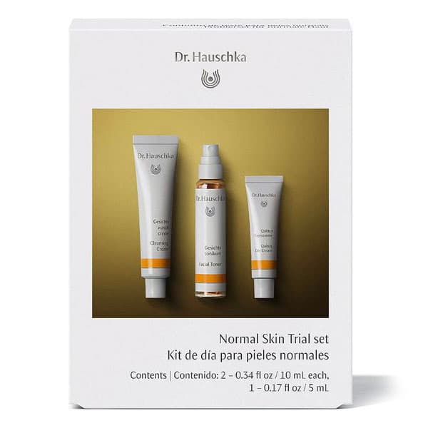 Unisex Kosmetisk Sett Trial Dr. Hauschka Dagkrem Normal hud (3 Deler)