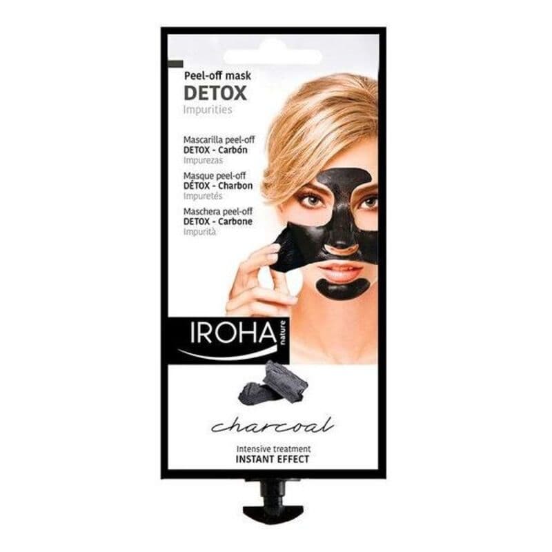 Renande ansiktsmask Detox Charcoal Black Iroha