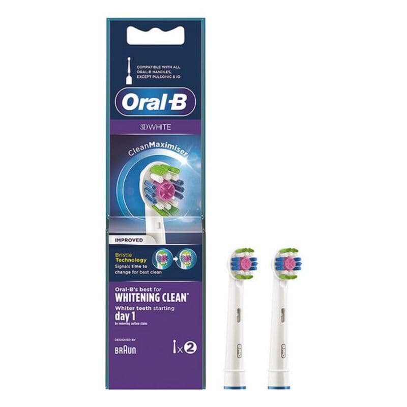 Reservehode 3D White Whitening Clean Oral-B (2 pcs)