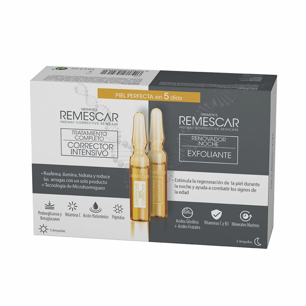 Ampuller Remescar Anti age Ansiktsbehandling Dag/natt (10 x 2 ml)