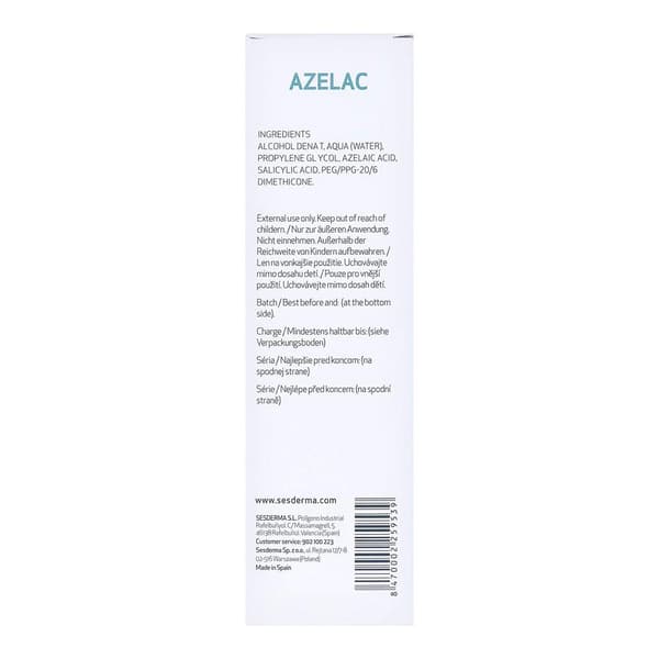 Behandling akne Sesderma Azelac Ansiktslotion 100 ml