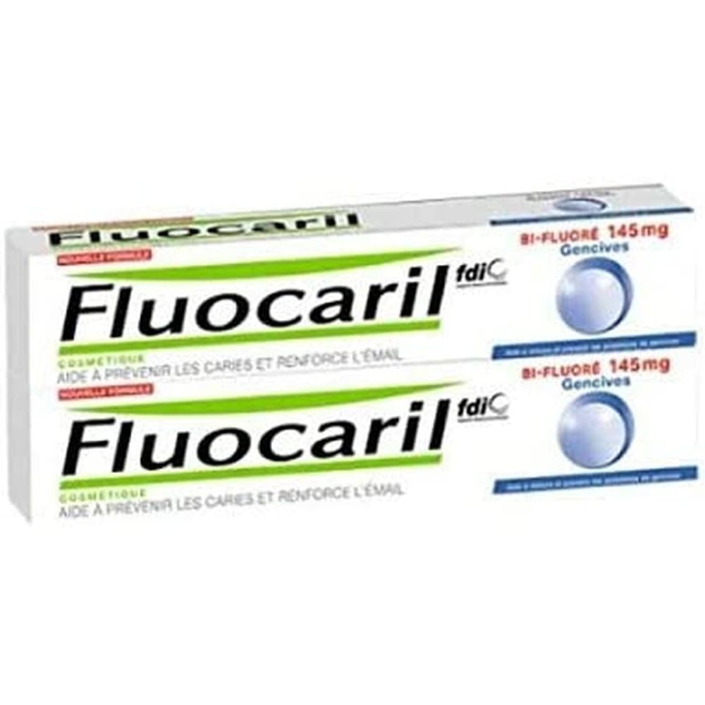 Gumpleie tannkrem Fluocaril Bi-Fluoré 2 x 75 ml (75 ml)