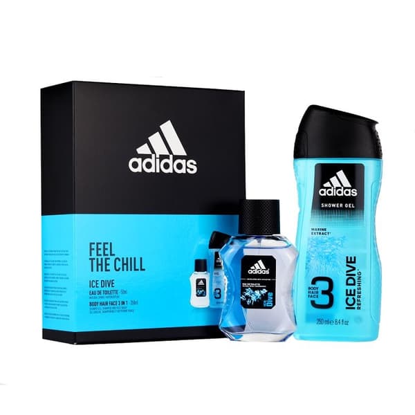 Gavesett Adidas Ice Dive Edt 50ml + Shower Gel 250ml