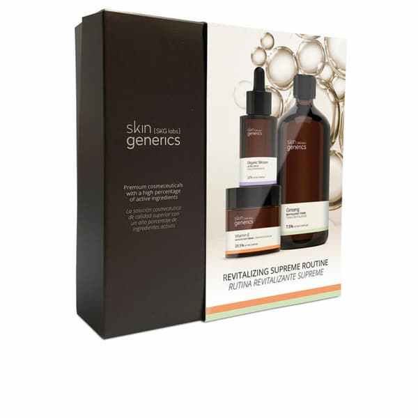 Unisex Kosmetisk Sett Skin Generics Revitalizing Supreme Routine 3 Deler