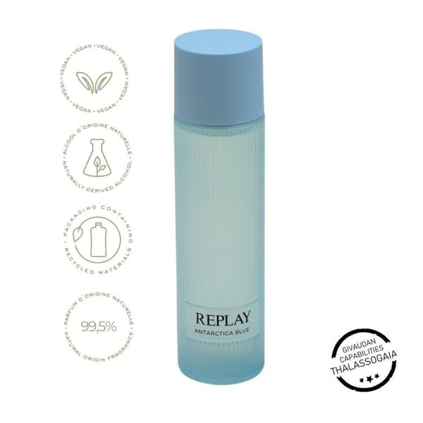 Replay Earth Made Antarctica Blue Edt 200ml