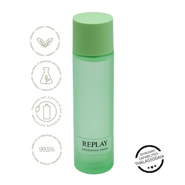 Replay Earth Made Amazonian Green Edt 200ml