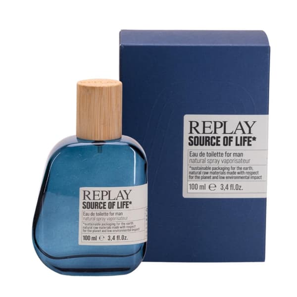 Replay Source Of Life Man Edt 100ml