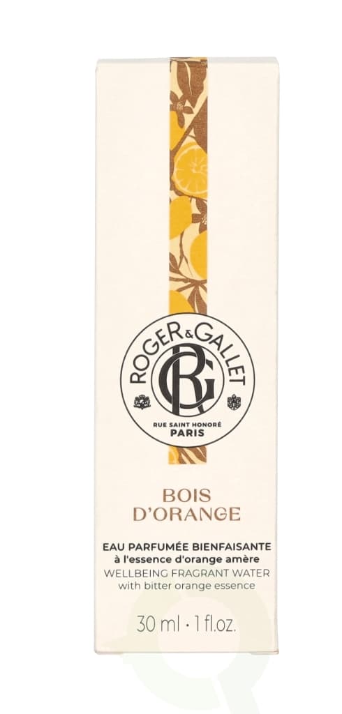 Roger & Gallet Bois D'Orange Wellbeing Fragrant Water 30 ml Natural Spray