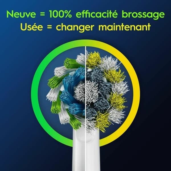 Tandborsthuvud Oral-B 6 antal Vit