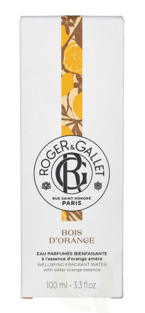 Roger & Gallet Bois D'Orange Wellbeing Fragrant Water 100 ml Natural Spray