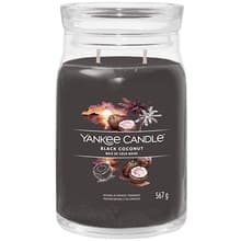 Yankee Candle - Black Coconut Signature Candle ( černý kokos ) - Vonná svíčka 368.0g