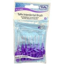 TePe - Interdental Brush Normal (1.1 mm purple 8 pcs) - interdental toothbrushes