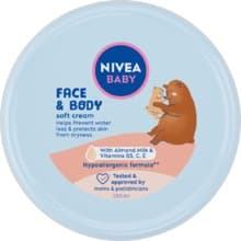 Nivea - Baby Face & Body Soft Cream - Jemný krém na obličej a tělo pro děti 200ml