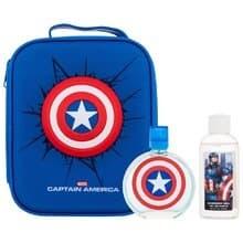 FRAGRANCES FOR CHILDREN - Captain America Gift set EDT 100 ml, shower gel 100 ml and cosmetic bag 100ml