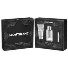 Mont Blanc - Explorer Platinum Gift set EDP 100 ml, shower gel 100 ml and miniature EDT 7.5 ml 100ml