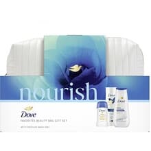 Dove - Nourish Favorites Beauty Bag Gift Set - Dárková sada tělové péče s kosmetickou taškou