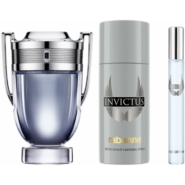 Sett herre parfyme Paco Rabanne Invictus 3 Deler