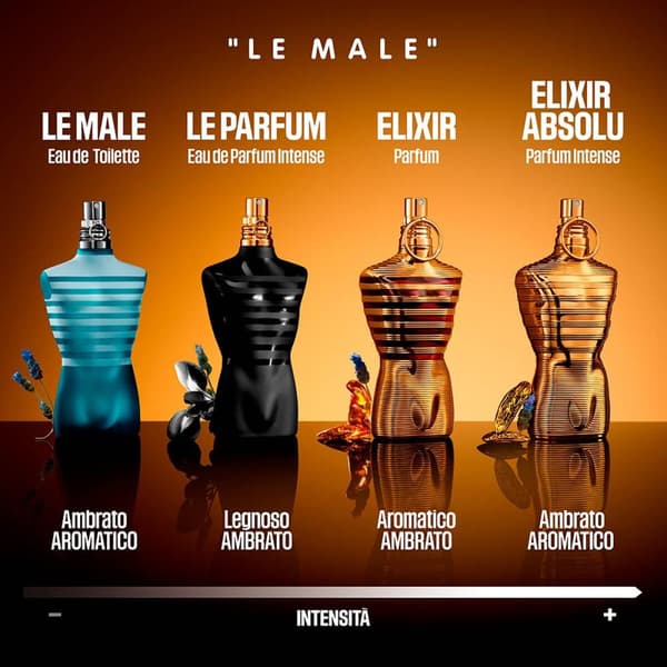 Herre parfyme Jean Paul Gaultier LE MALE ELIXIR ABSOLU PARFUM INTENSE 200 ml