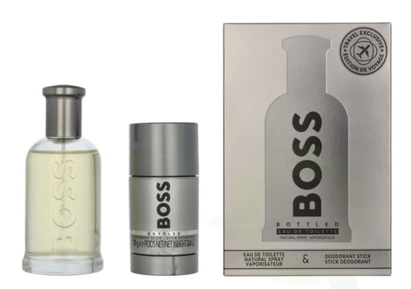 Hugo Boss Bottled Giftset 175 ml Travel Exclusive - Edt Spray 100ml/Deo Stick 75ml