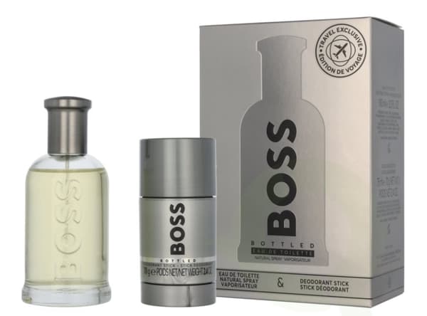 Hugo Boss Bottled Giftset 175 ml Travel Exclusive - Edt Spray 100ml/Deo Stick 75ml