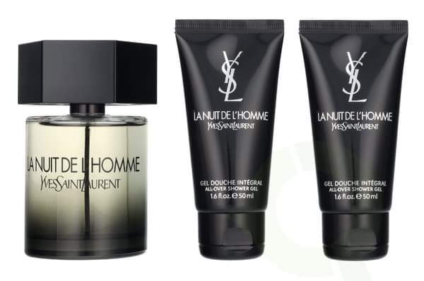 Yves Saint Laurent YSL La Nuit De L'Homme Giftset 200 ml Edt Spray 100ml/2x Shower Gel 50ml