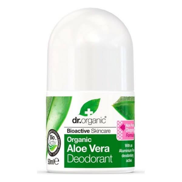 Roll-On Deodorant med Aloe Vera Bioactive Skincare Dr.Organic (50 ml)