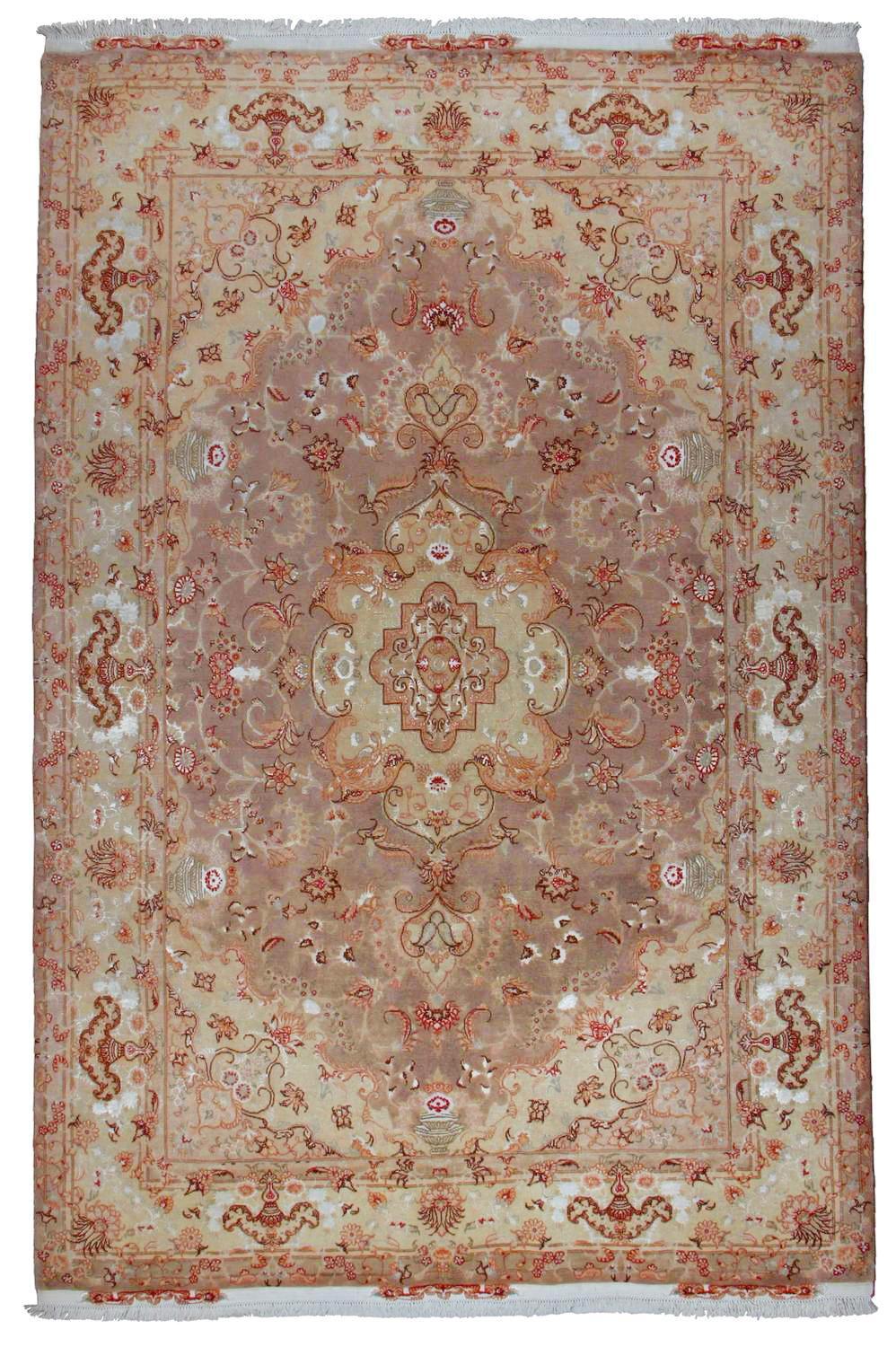 Käsin solmittu persialainen matto Tabriz 197x310cm