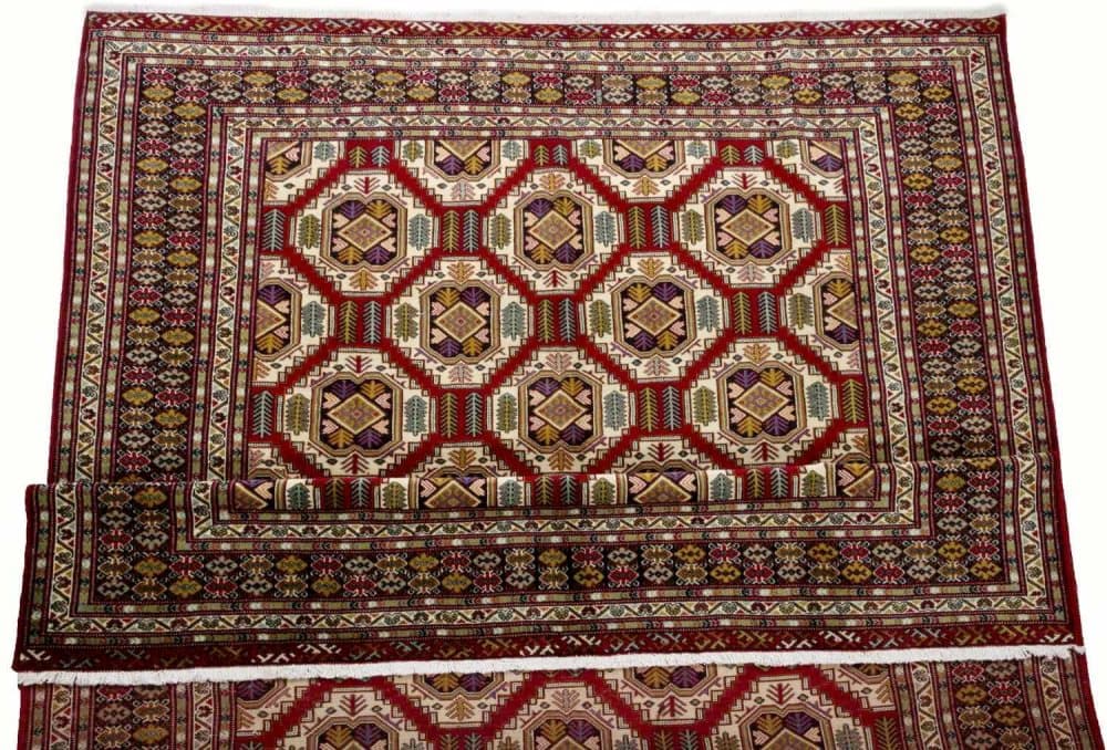 Käsin solmittu persialainen matto Turkaman 305x384cm