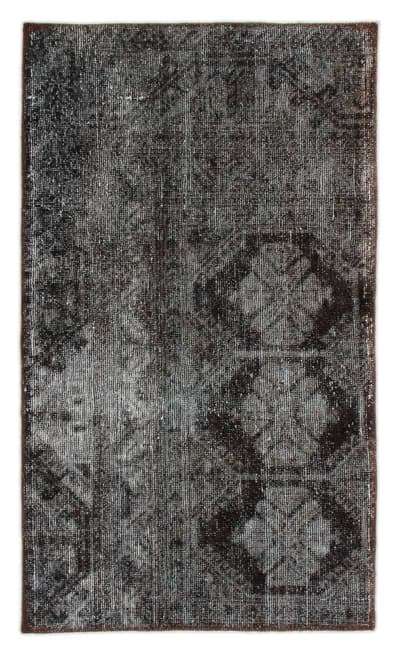 Hand knotted Persian Vintage Rug Tabriz 76x130cm