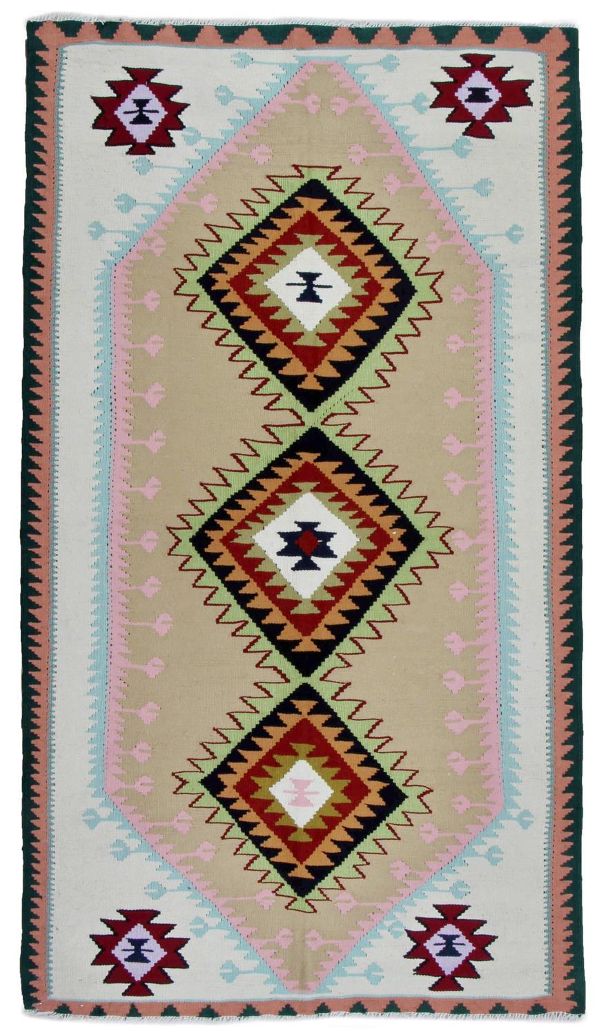 Käsin solmittu persialainen matto Anbaran Kelim 100x180cm