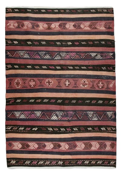 Käsin solmittu persialainen matto Hashtrud Kelim 147x214cm