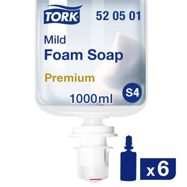 TORK Mild 520501 Skumtvål 1 l 6 st