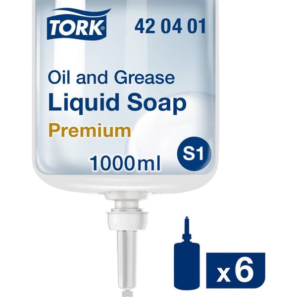 TORK 420401 Flytande tvål 1 l 6 st
