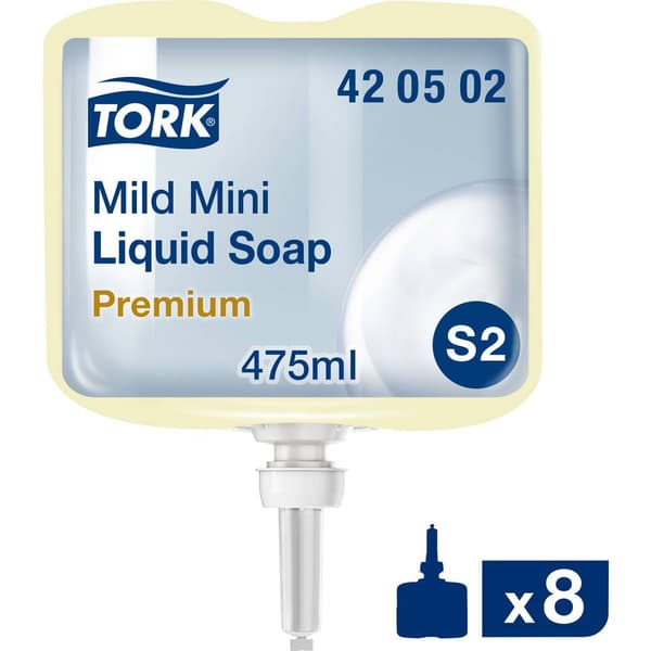 TORK Mild Mini 420502 Flytande tvål 475 ml 8 st