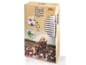 Pumpulipuikot paperi/100 pct orgaaninen puuvilla, 200 kpl/pk