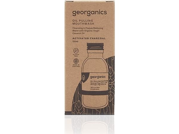 Georganics Oil Mouthwash Activated Charcoal 100ml