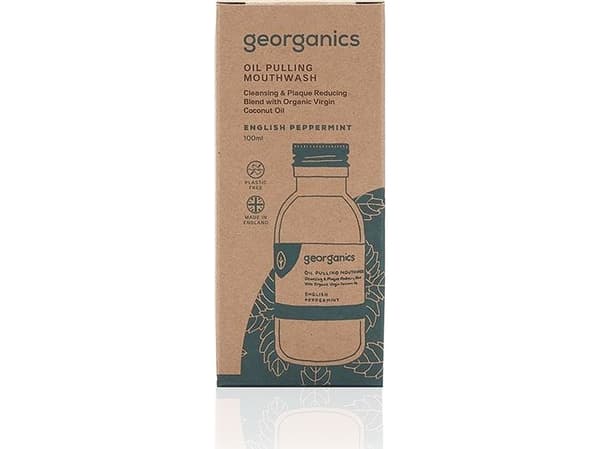 Georganics Olej do płukania ust English Peppermint 100ml