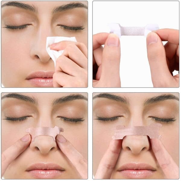Näsplåster / Snarkplåster / Nose Strips - Andas Enklare 100-Pack Näsplåster / Snarkplåster / Nose Strips - Andas Enklare 100-Pack