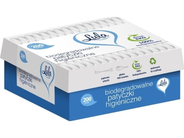 LULA Biodegradable sanitary sticks 1op - 200 pcs.