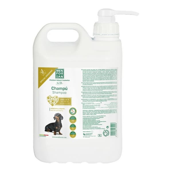 Shampoo til kæledyr Menforsan Karamel 5 L Hund Tea tree