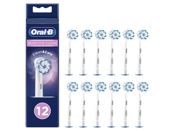 Oral-B - Sensitive CleanCare - Toothbrush Replacement Head( 12 pcs )