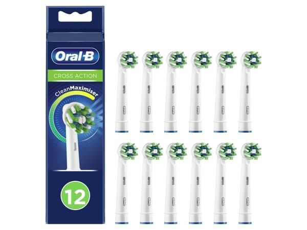 Oral-B - Cross Action - Toothbrush Replacement Head ( 12 pcs )